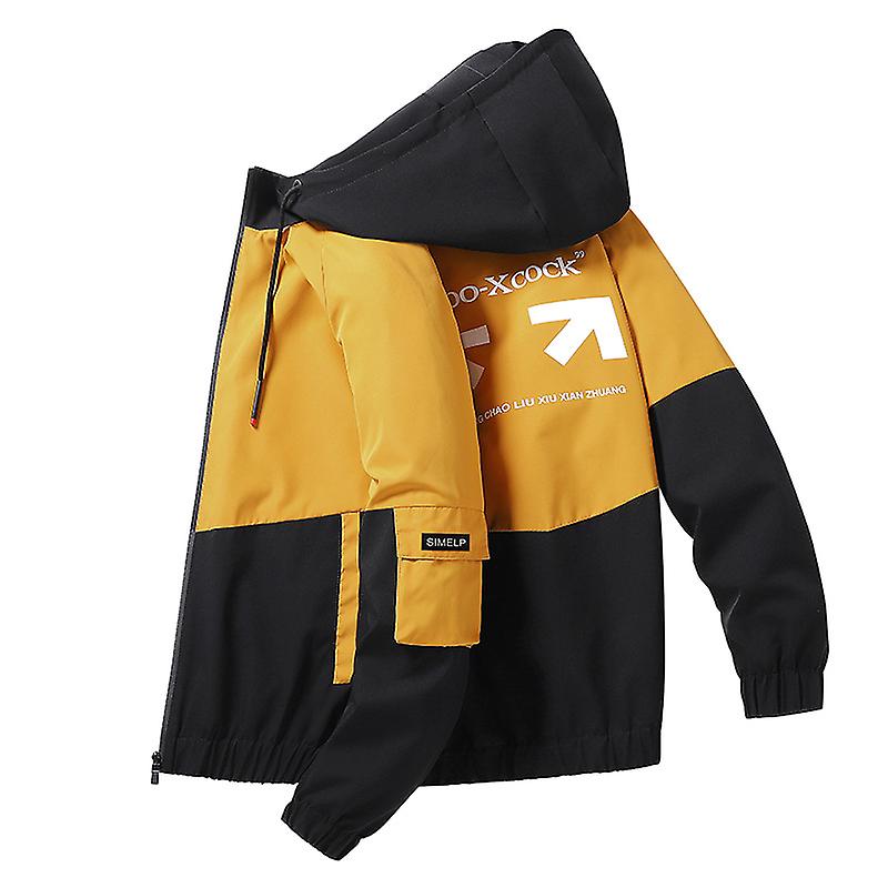 Men's Spring Summer New Jackets High Street Trendy Printing Cargo