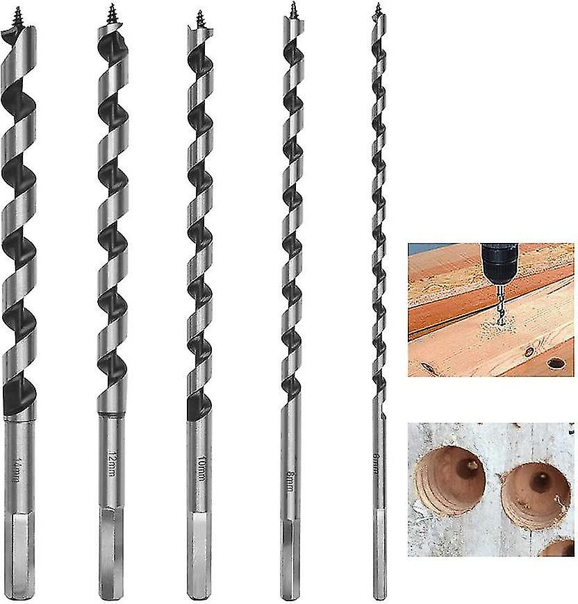 Piece Hexagonal Woodworking Drill Bit 230mm Woodworking Drill Bit Set Carbon Steel Spiral Hole Cutte