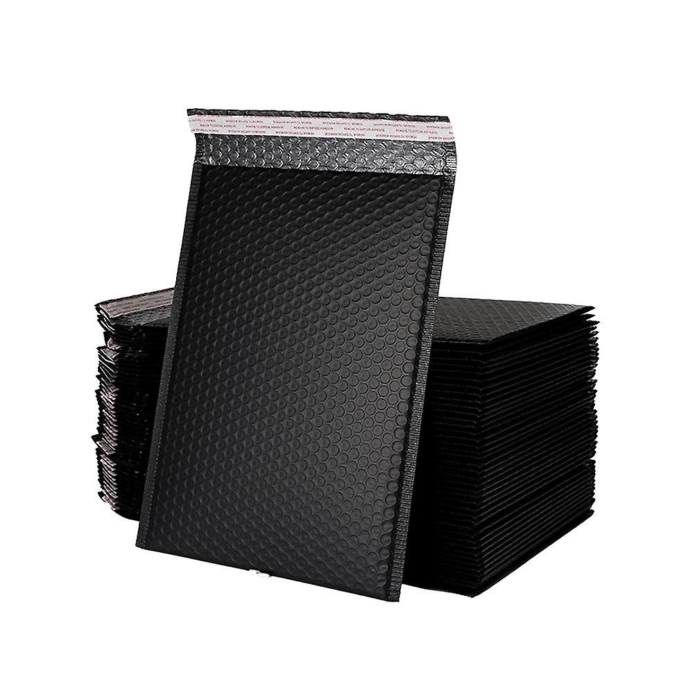 50 قطعة A5 مغلفات بريدية مبطنة أسود فقاعة الحقيبة هدايا التفاف أكياس M M
