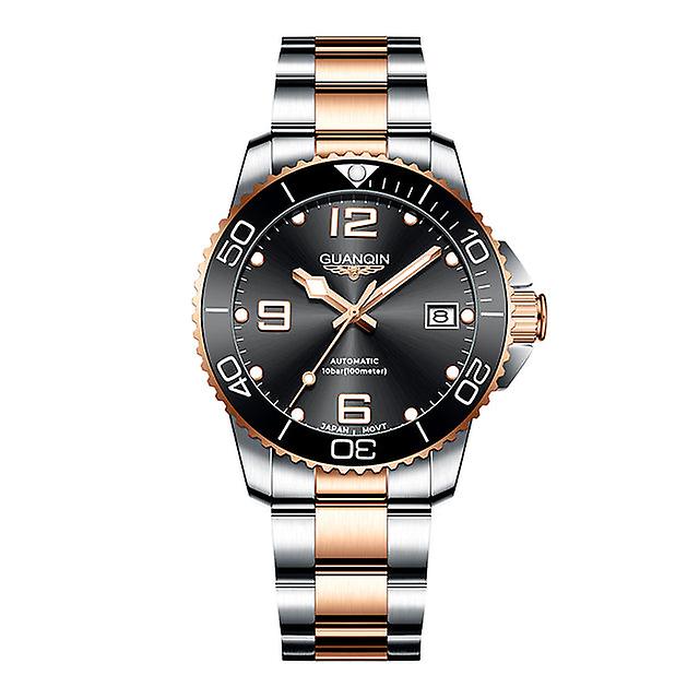 Guanqin Men's Watch Dial Analog Chrono Waterproof Mechanical Watch Men's Sapphire Dial Automatic Movement Luxury Clock 2023 New