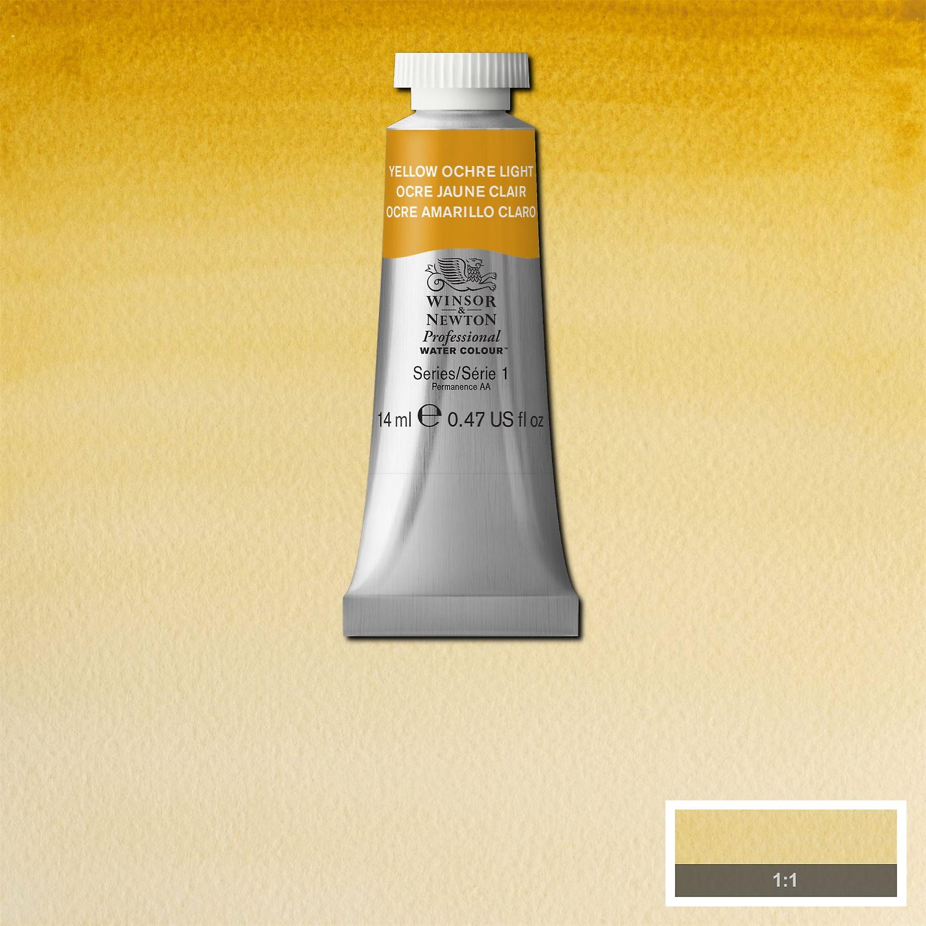 Winsor & Newton专业水彩 - 黄赭光 - 14ml