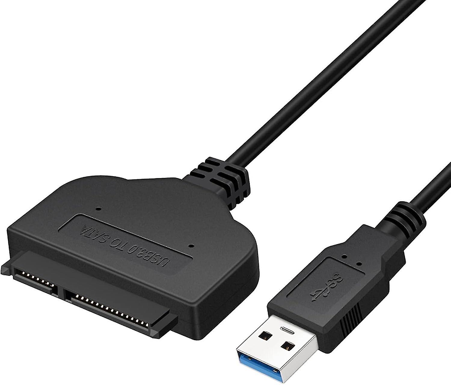 Usb 3.0 To Sata Adapter Usb 3.0 Cable To Sata, Hard Disk Adapter Usb For 2.5 Inch Hdd Ssd Hard Disk Drives Hard Disk, Compatible With Windows, Chromeo