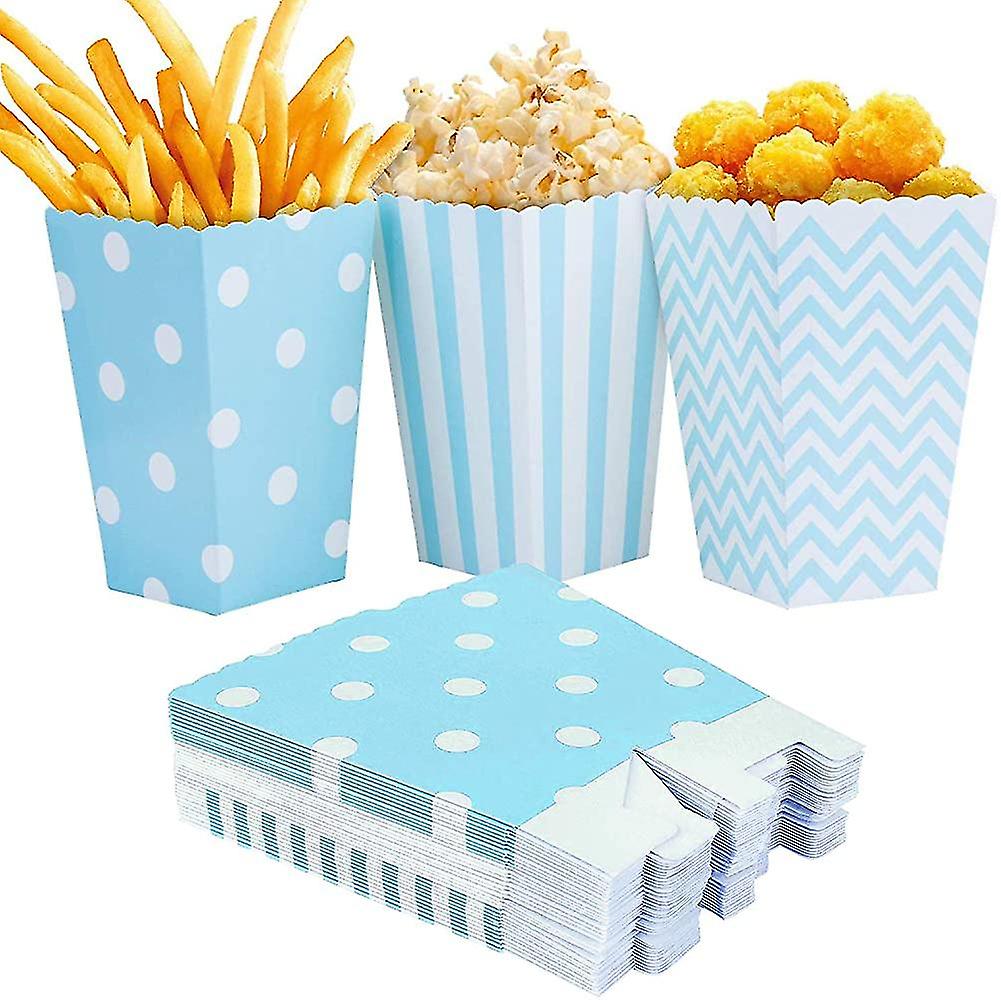 Popcorn Box 10 Stück Popcorn Boxen Container Kartons Papiertüten Streifen Box U