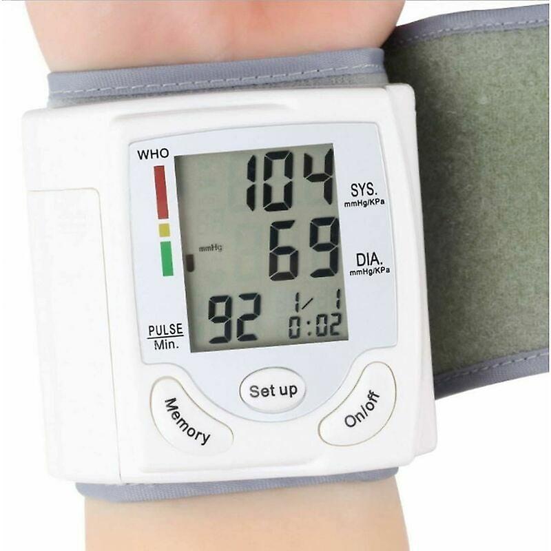 Wrist Blood Pressure Monitor - Intelligent Professional Blood Pressure Monitor, Automatic Hypertension Detection, Irregular Heartbeat Detection