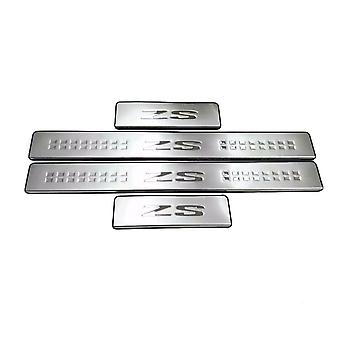 Carhanson Stainless Steel Door Sill Protector For MG ZS – Silver Scuff Plates With Fixing Kit