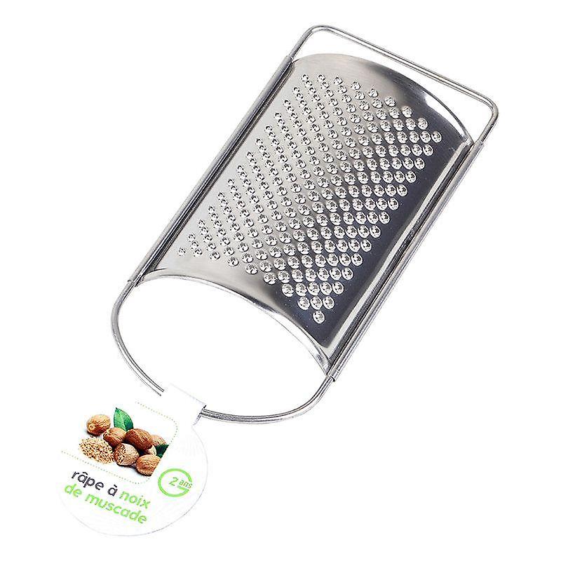 Stainless steel nutmeg grater