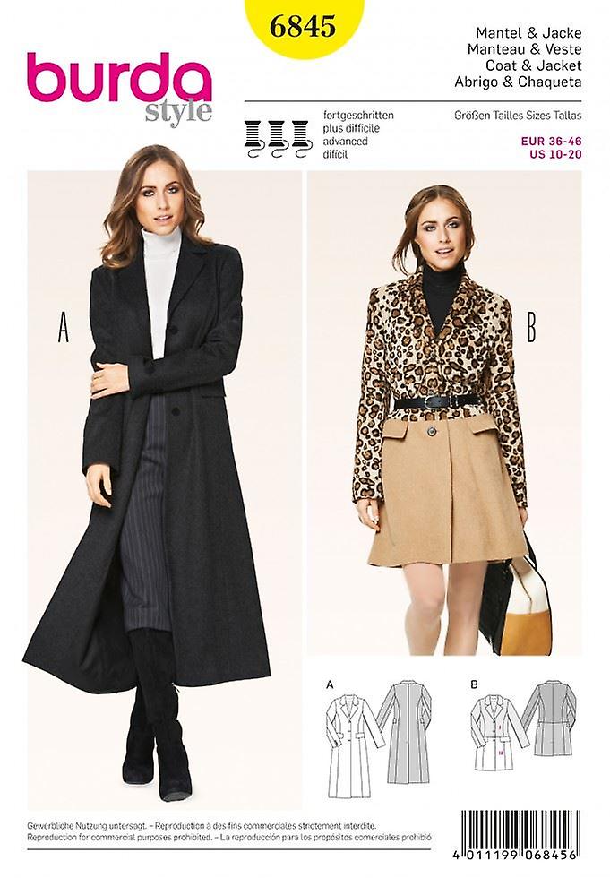 Burda Paper Sewing Pattern 6845