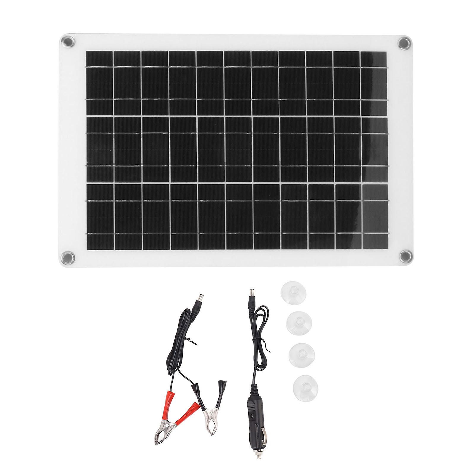 Efficient Solar Power Solution, Monocrystalline Solar Panel 12V Battery Charger For Car Rv Boat Motorcycle Off Grid, Compact And Durable Design With