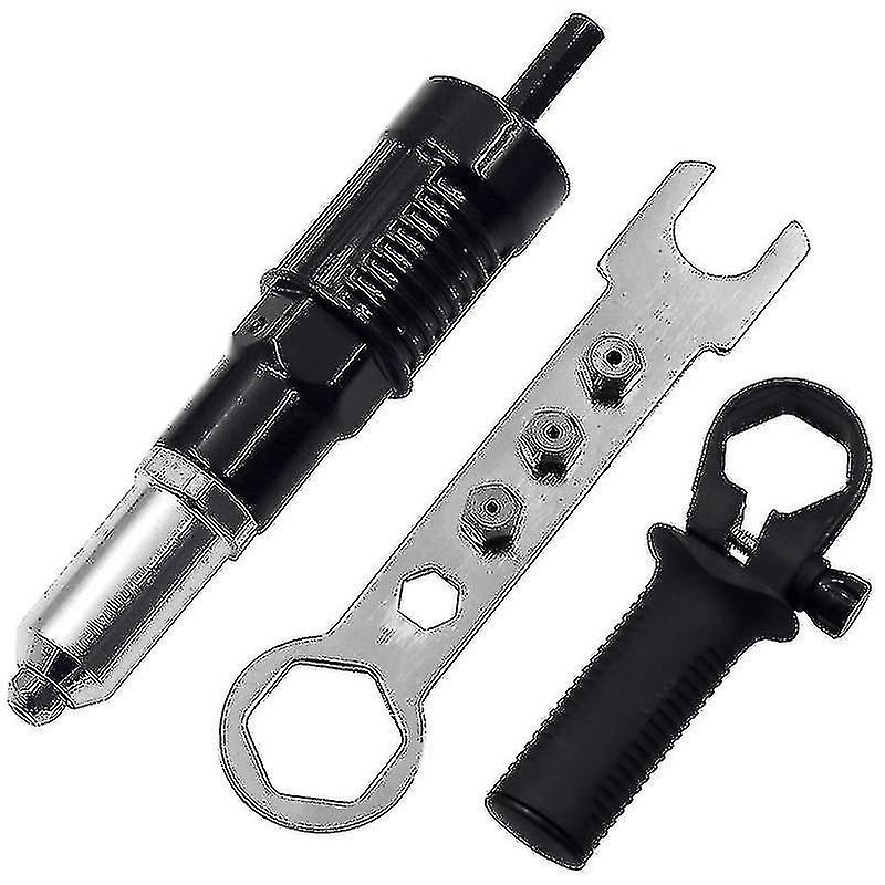 Elektrische Nietmutter Pistole Nietwerkzeug Akku-Nietbohrer Adapter Insert Nut Tool Multifunktions-Nagelpistole Auto Rivet