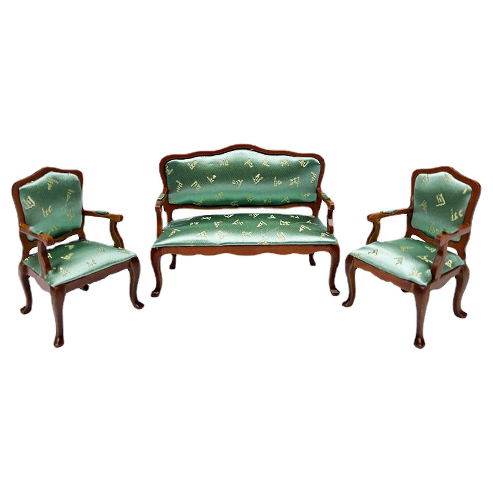 3st 1/12 moderna fåtöljer soffa soffa stol vardagsrum möbler prydnader