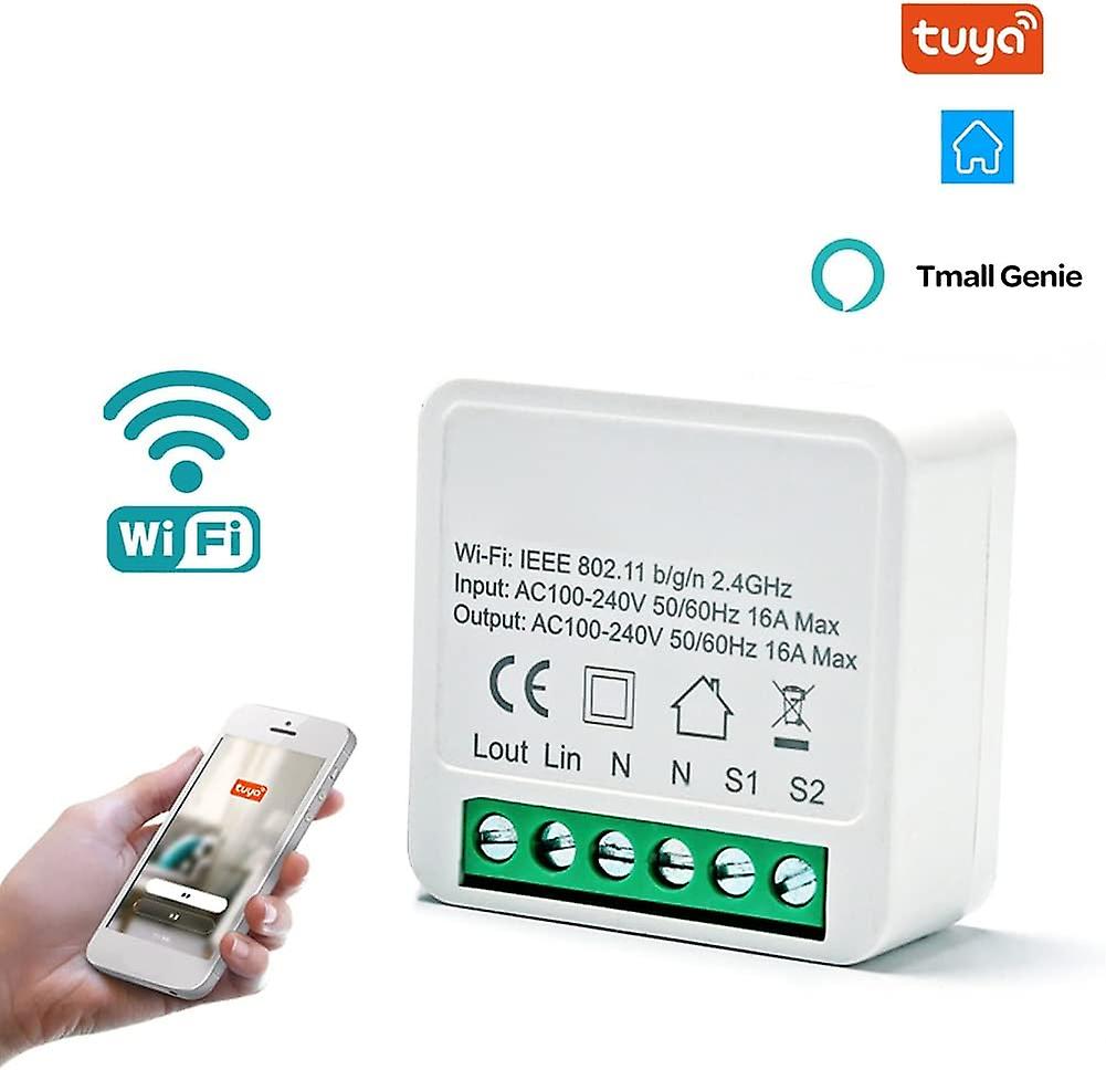 Smart Switch WIFI Light Switch Circuit Breaker Bluetooth Remote Control ...
