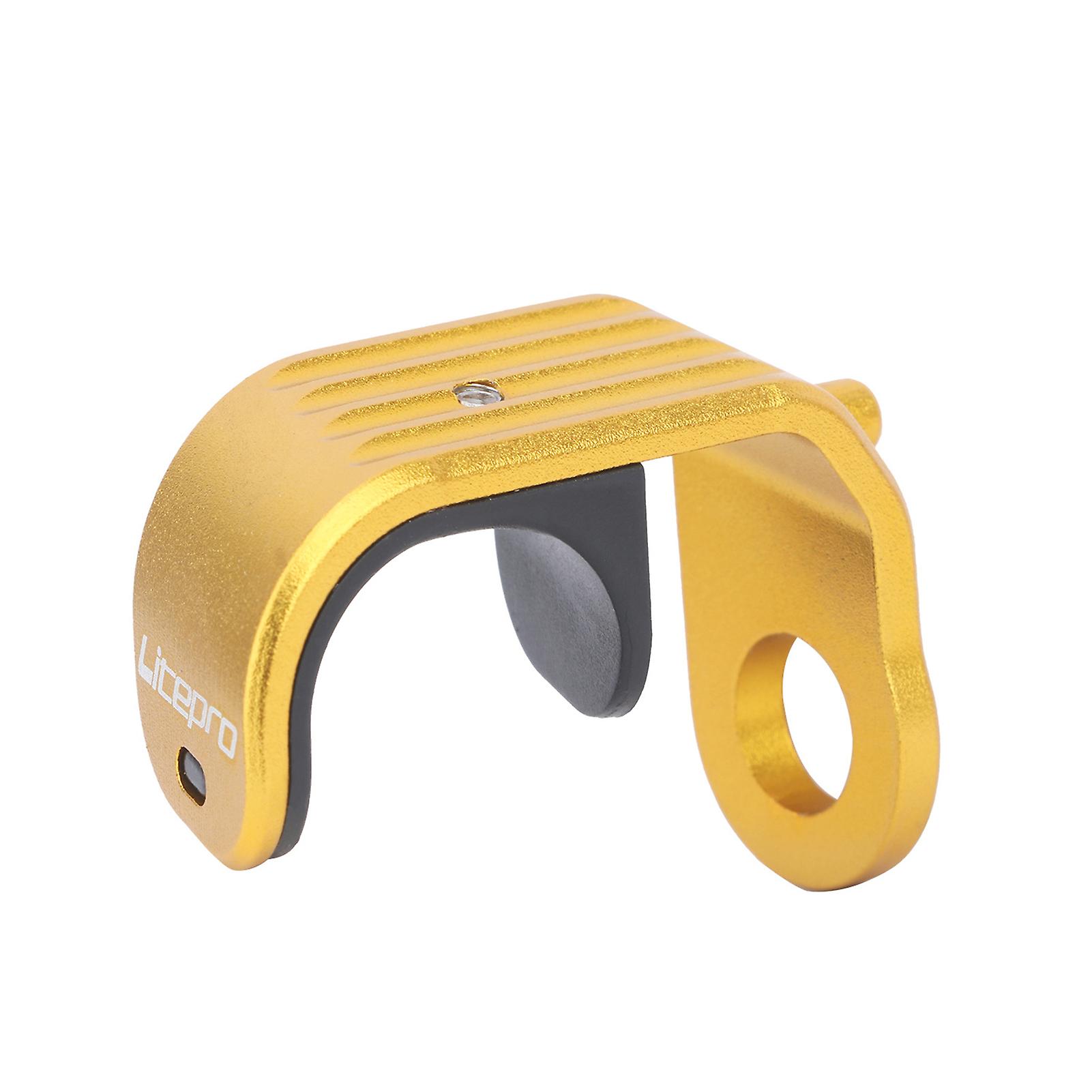 Aluminum Alloy E Hook Anodic Oxidation Hard Good Toughness E-type Hook for Brompton