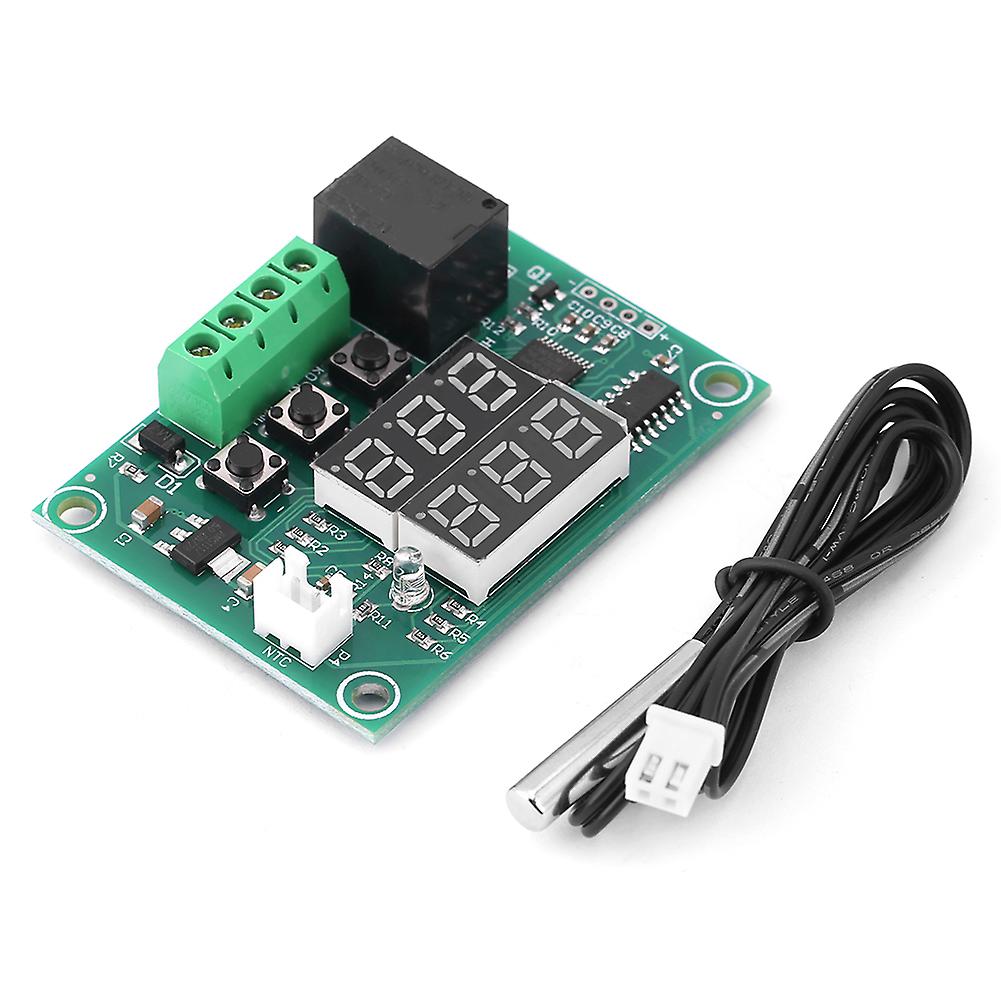 Digitaler DC 12V Dual-LED-Temperaturregler Sensor-Relaismodul-Thermostat
