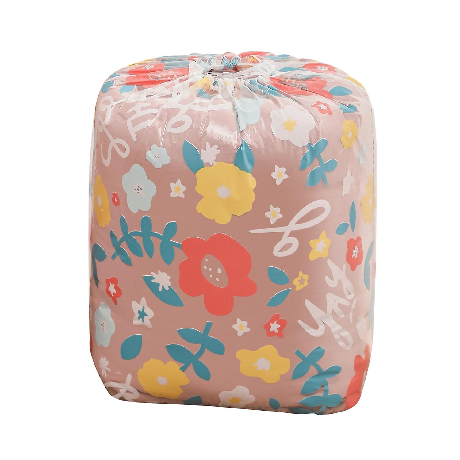 Drawstring Comforter Storage Bag Large Capacity PEVA Comforter Bag for T-Shirts