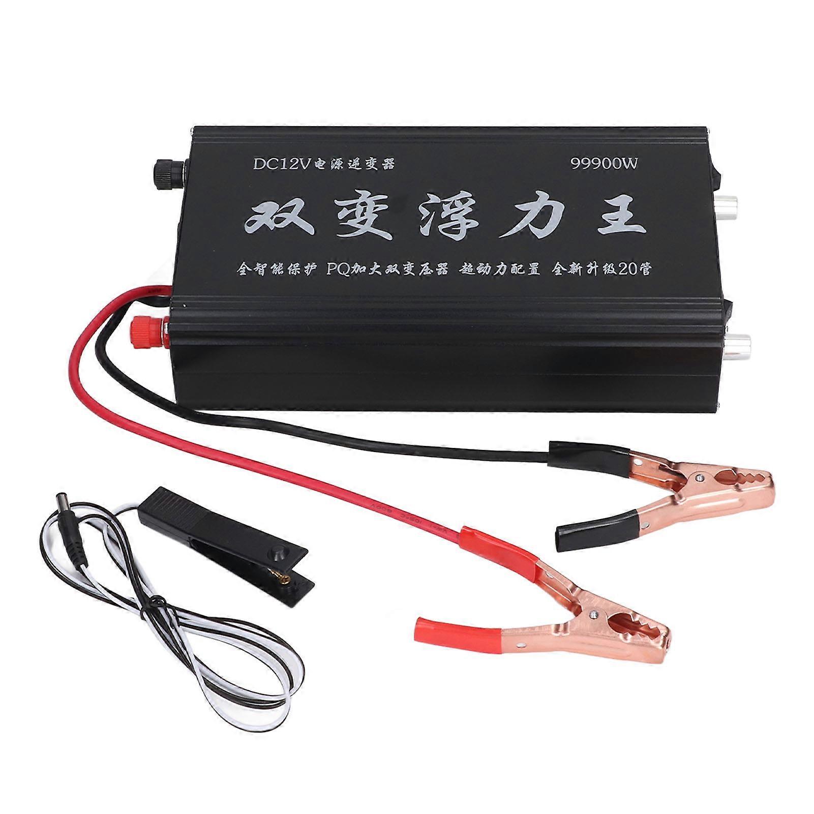 Dual Variable Inverter High Power Pure Copper Aluminum Alloy Shell 70A Smart Transformer for Battery DC12V
