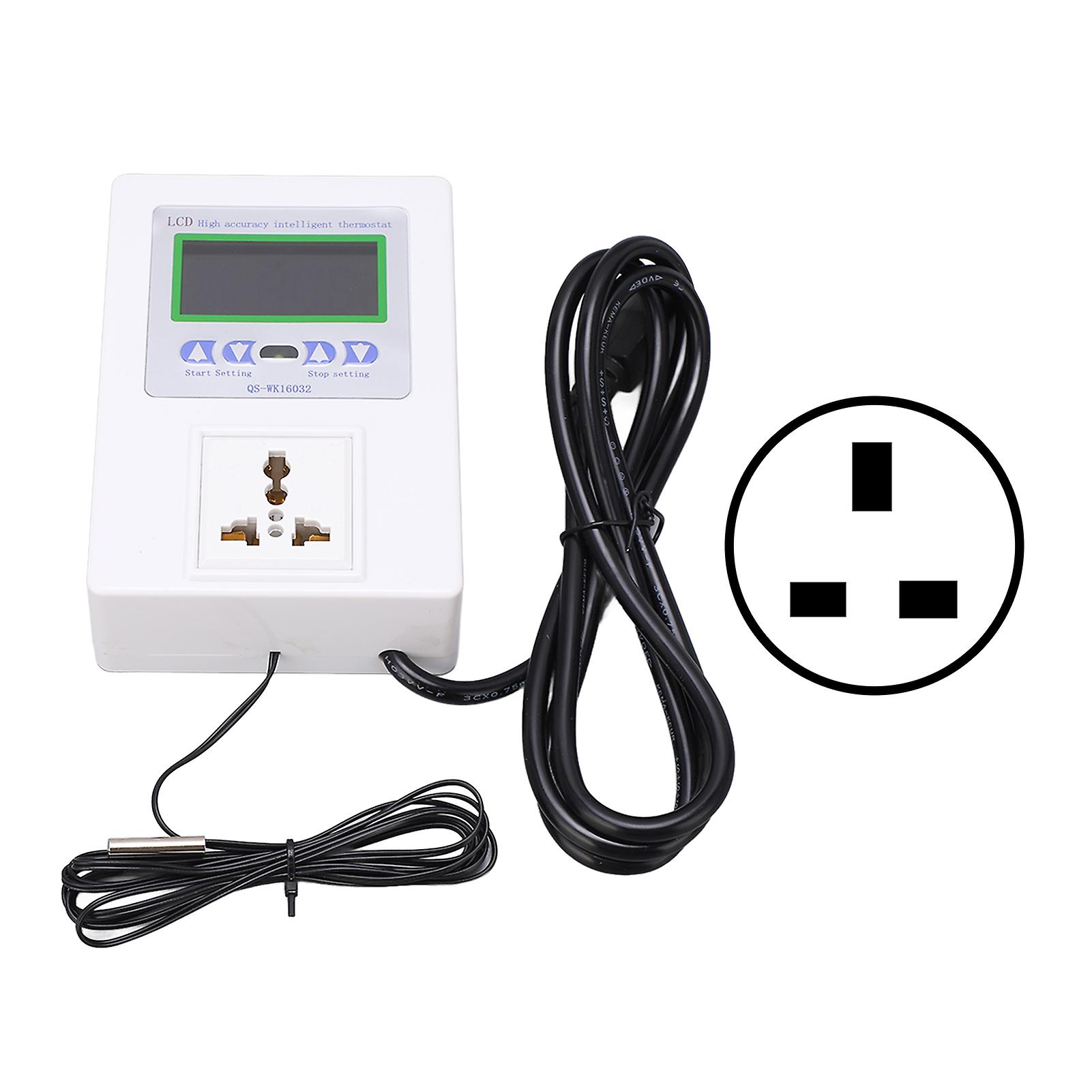 Temperature Controller Automatic Intelligent LED Large Screen Digital Display Thermostat 110‑240V