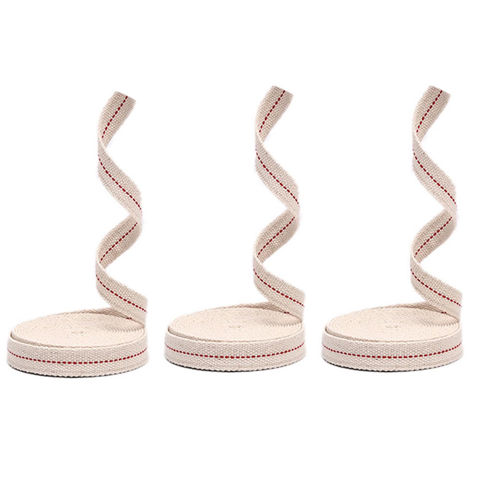 3Pcs Lamp Wicks Lantern Wicks Eco-friendly No Odor Wide Application Easy to Use Kerosene Lantern Oil Lamp Wicks Replacement