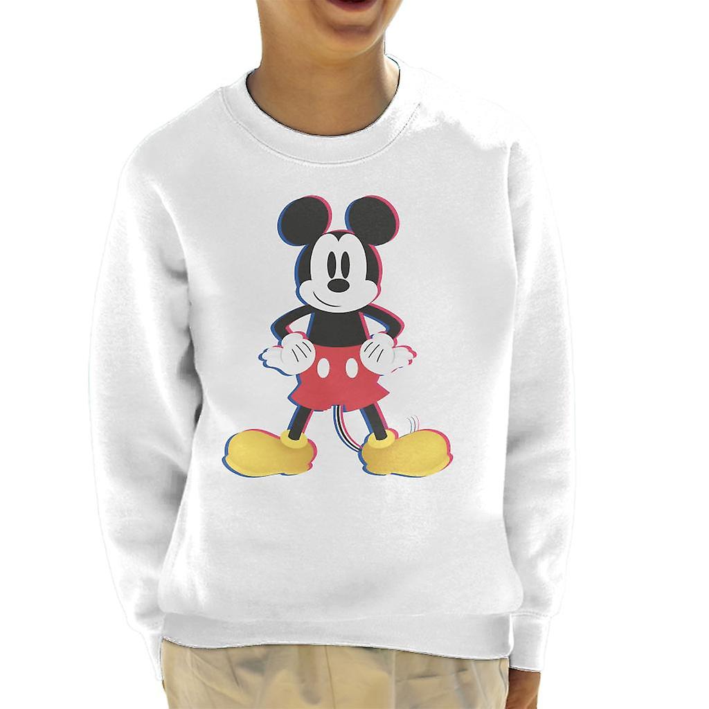 Disney Mickey Mouse 3D Effect Pose Kid's Sweatshirt