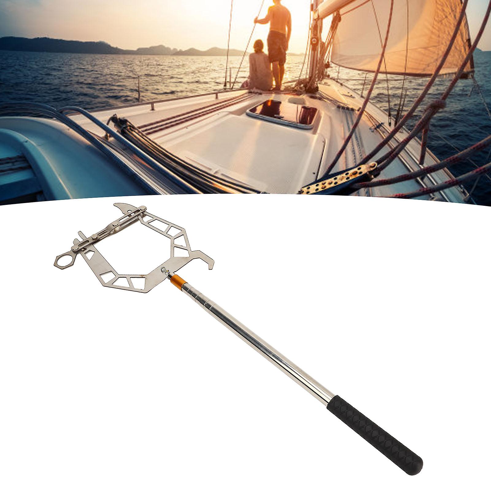 U Type Rope Threader,U Type Mooring Rope Boat Hook Threader Ship Parking Tool Built for Professionals