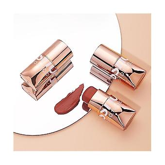 Lippenstift Rougestift 3 in 1 Augenwange & Lipgloss Aufbaubarer wasserfester Rougestift Damen Make-up 05