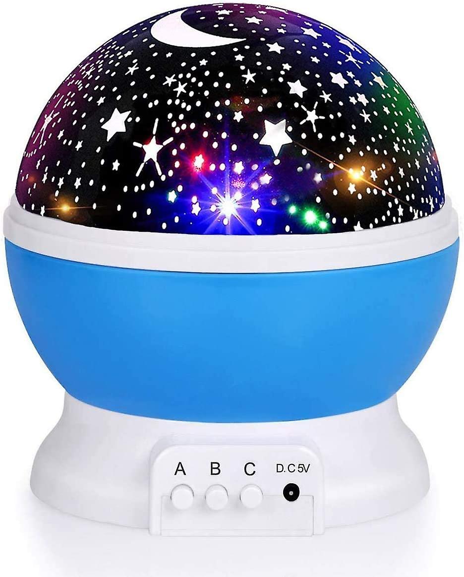 Night Light for Kids, Kids Night Light, Star Night Light, Nebula Star Projector 360 Degree Rotation - 4 LED Bulbs 12 Light Color Changing with USB Cab