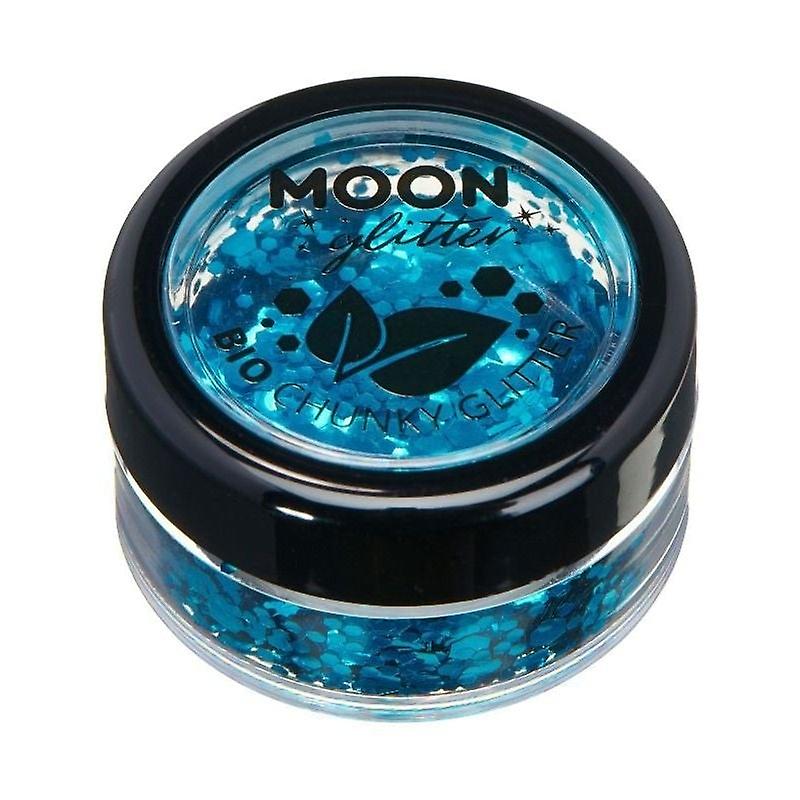 Moon Glitter Bio Chunky Glitter Blue