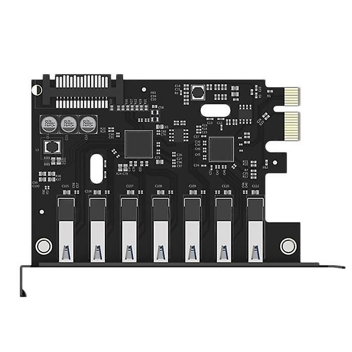 ORICO PVU3-7U-V1 Uitbreidingskaart PCI-E Express-kaart 7-poorts PCIE-adapter PCI-E met connector Express-kaart