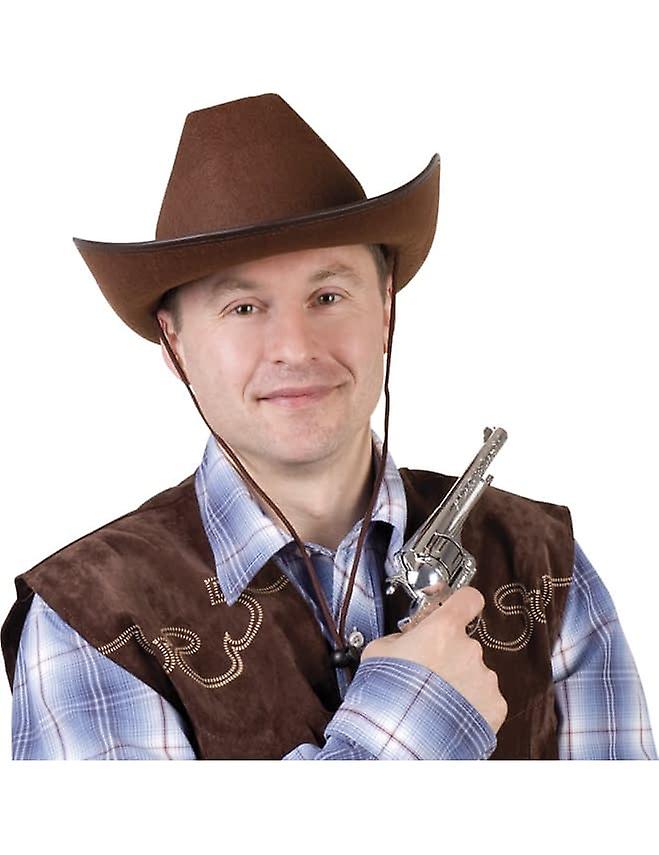 Adult brown cowboy hat