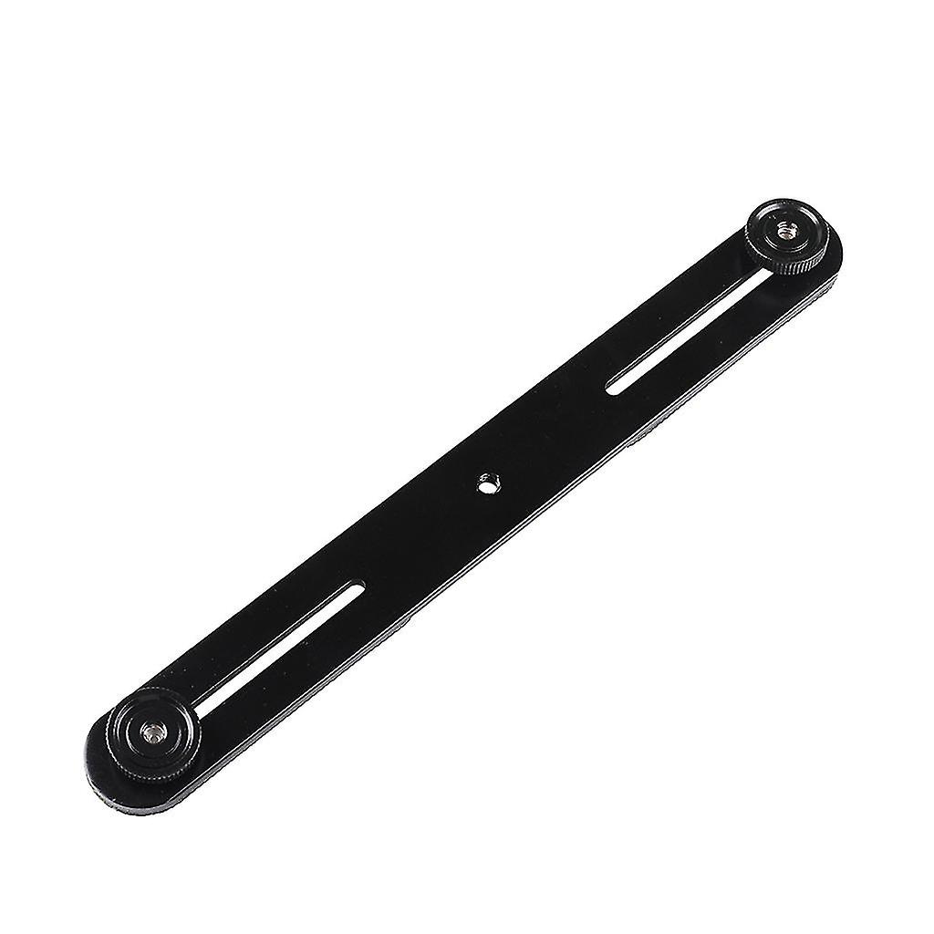 Camera Flashes Accessories Dual Flash Bracket Mount Holder Black 1/4 Screw