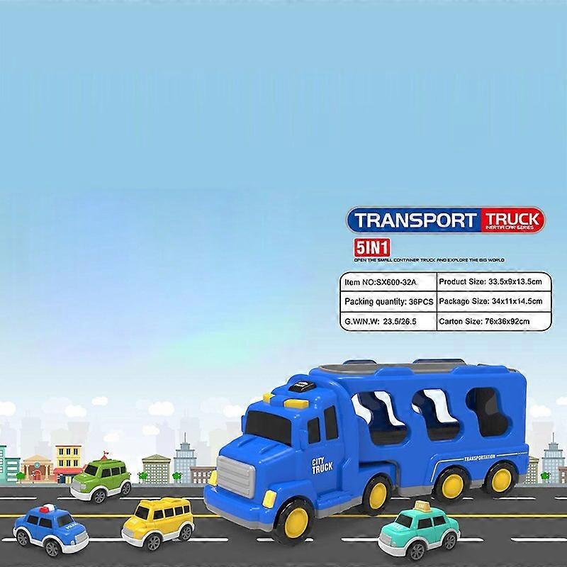 Light And Music Transport Vehicle For Storing Double-Layer Large-Sized Engineering Fire Protection City Toy Cars Toy Cars