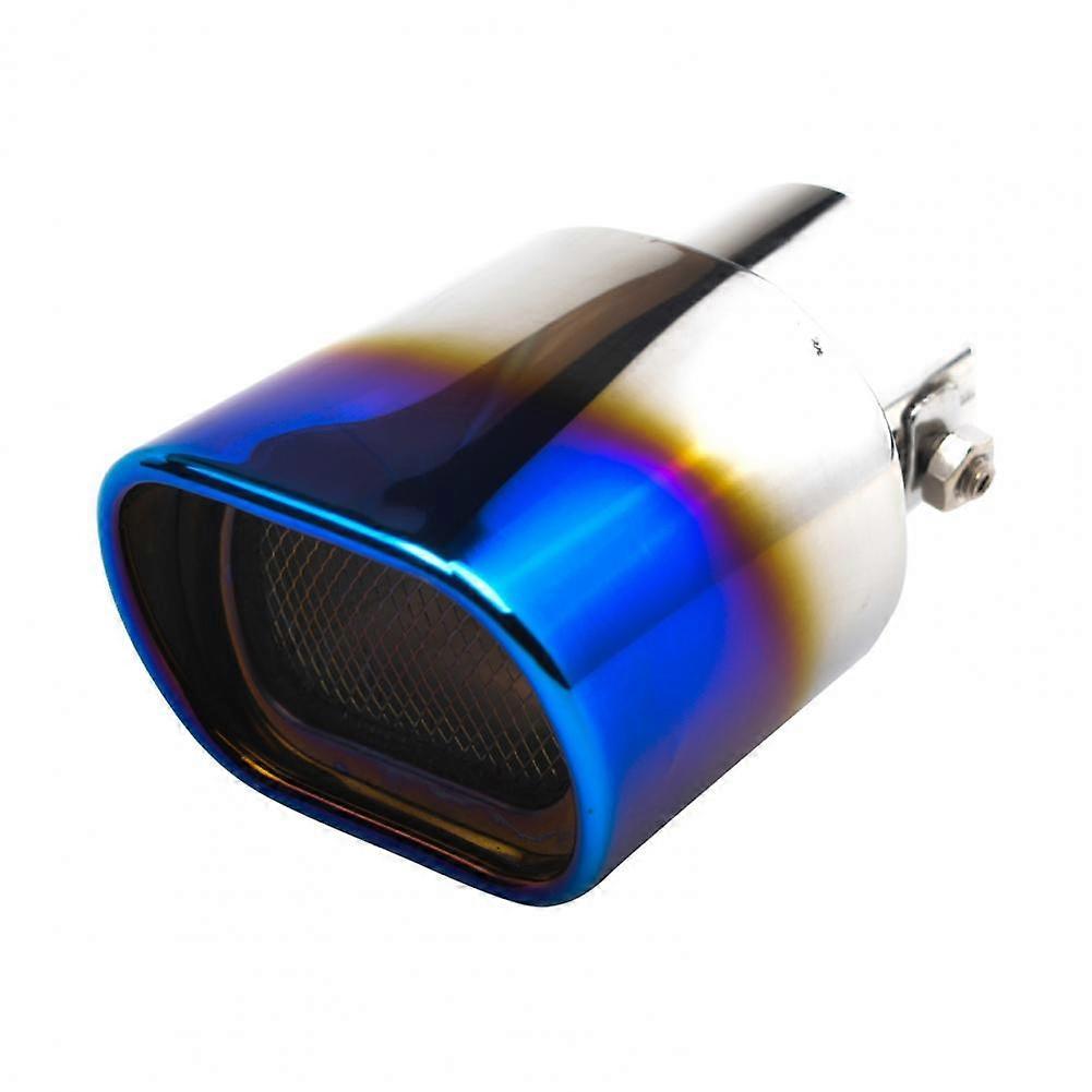 Exhaust Tail Tube Polishing Surface Car Decoration Two Types Universal Car Square Exhaust Muffler Tip for ATV