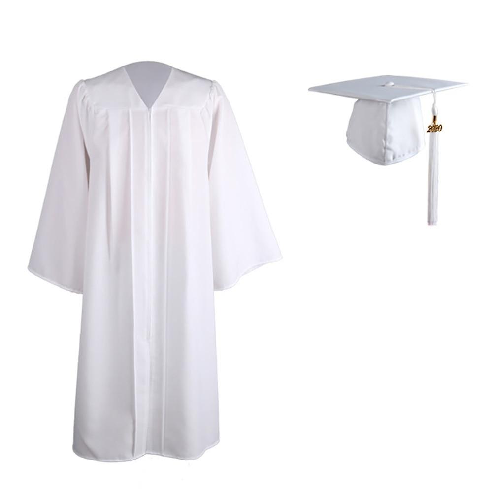 Zip Stängning - Klänning Robe, Mortarboard Cap