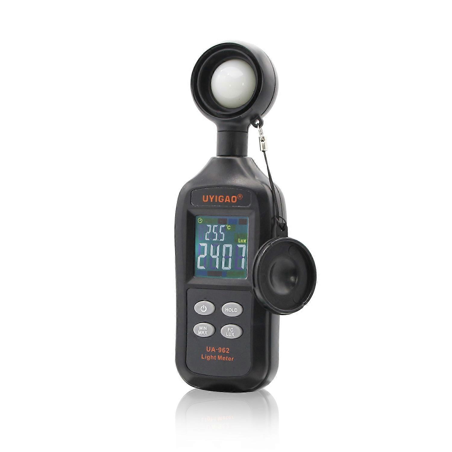 Digital Light Meter Tester for Brightness Measurement, Black