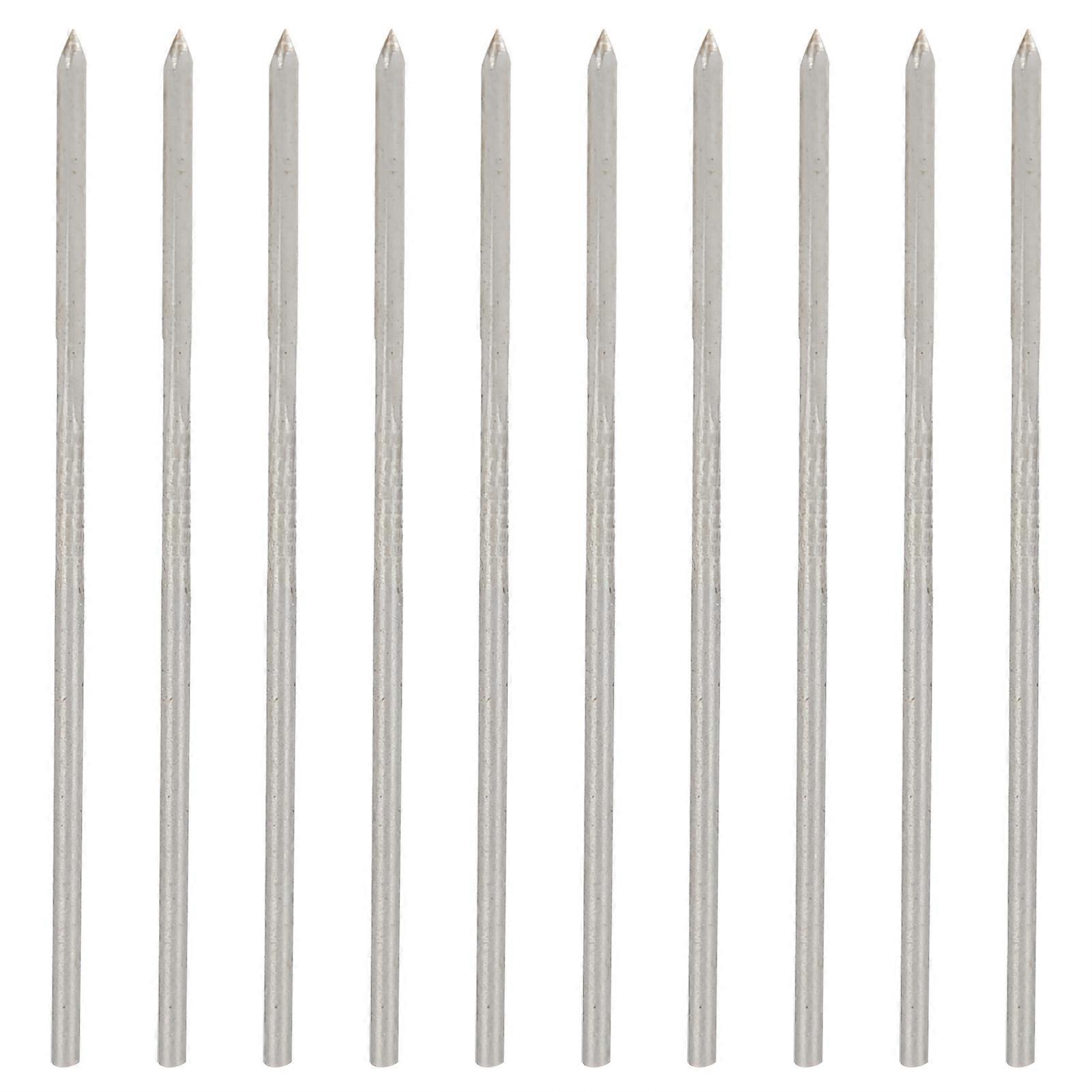 10 Stück Schnellarbeitsstahl-Maschinenreibahlen Chucking-Reibahlen-Lochschneidwerkzeug (1,3 mm)