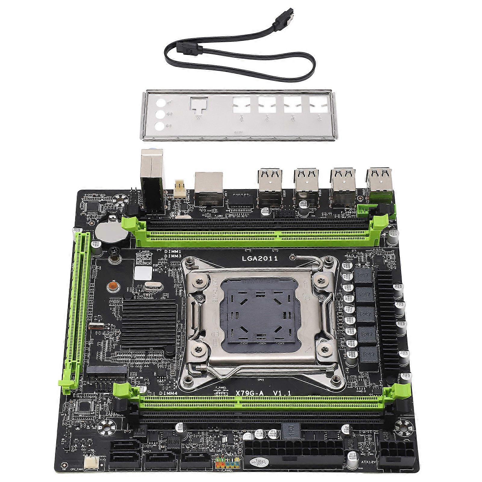 Moderkort med NVME M.2-stöd PCIE 16X Dual Channel 4 DDR3 ECC RAM SATA 2.0 Gamingmoderkort för stationär dator