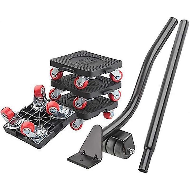 Furniture Moving Tool, 880 Lbs, with 4 Wheels and Portable Lift, for Moving Furniture, Refrigerator