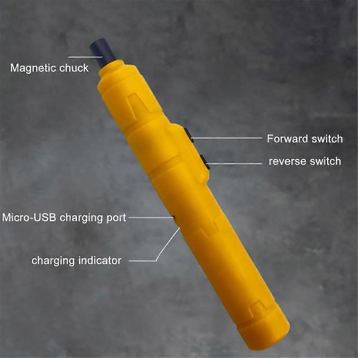 Electric Screwdriver Cordless Stick Screwdriver Battery Operated 3.6V Screwdriver Rechargeable Screwdriver Small