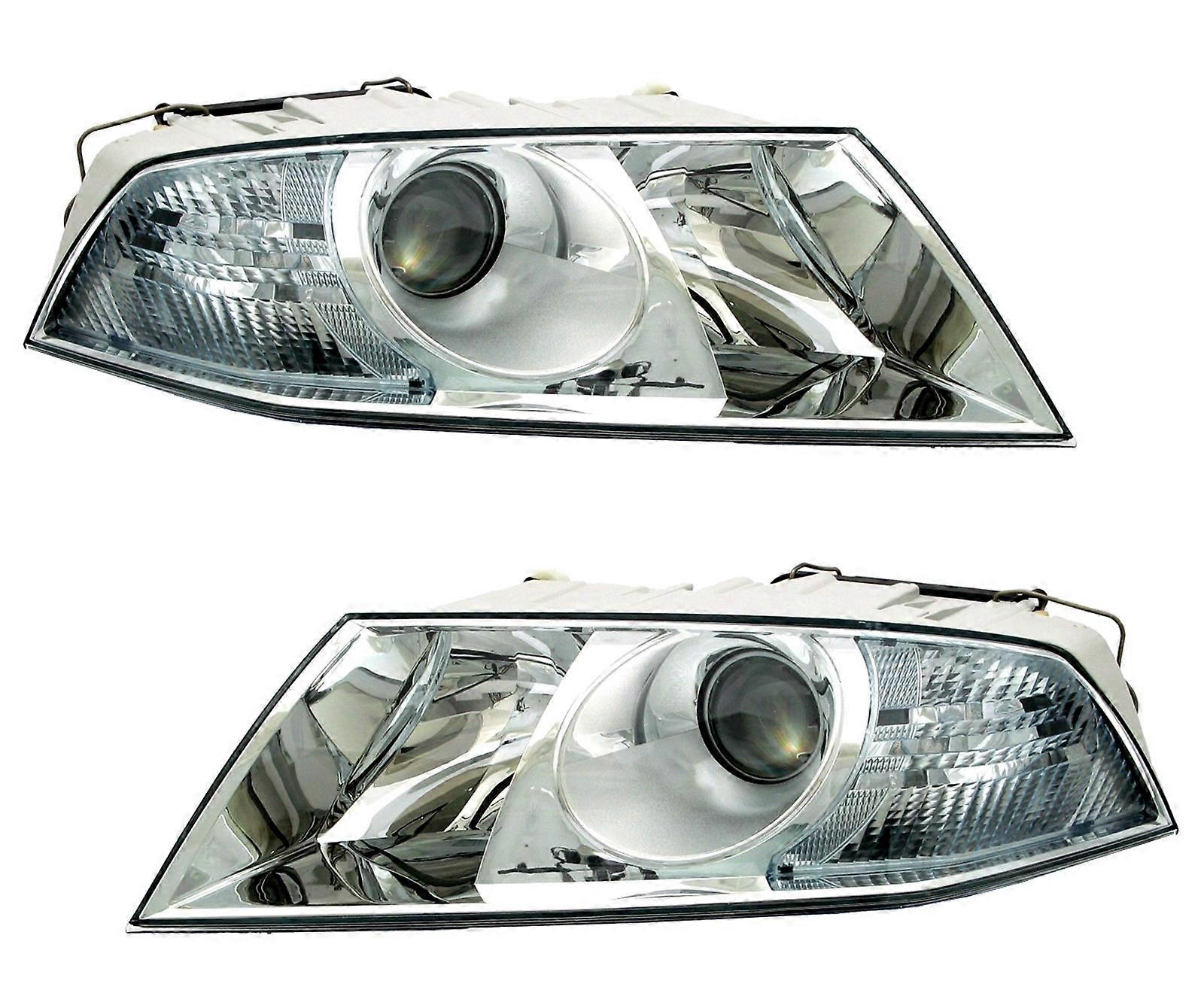 Scheinwerfer Set fr Skoda Octavia 2 H1 H7 Motor & Projektor Linse NO.30353