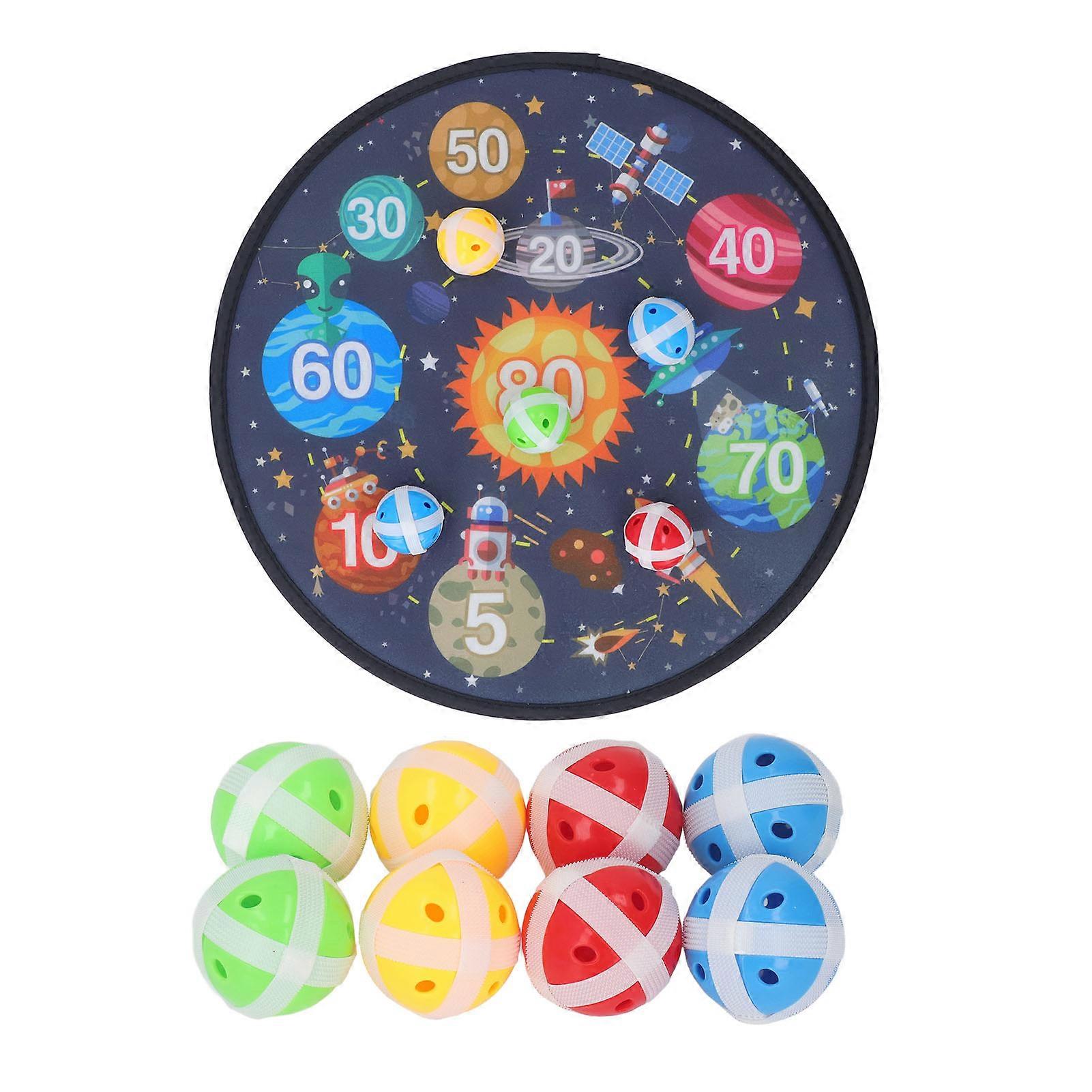 Astral Kids Dart Board Game Funny Parent Child Interaction Planet Dartboard With Adhesive Ball For Indoor Outdoor