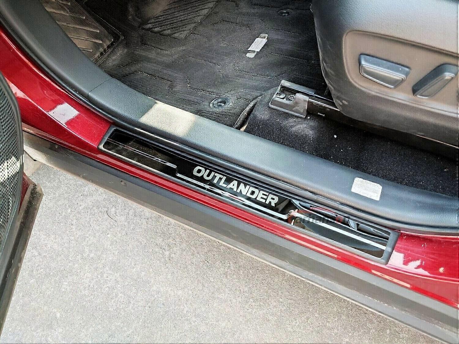 Biltilbehør Dørtærskelplade til Mitsubishi outlander 2013-2024 Dørtærskel Strip Beskyttelse 