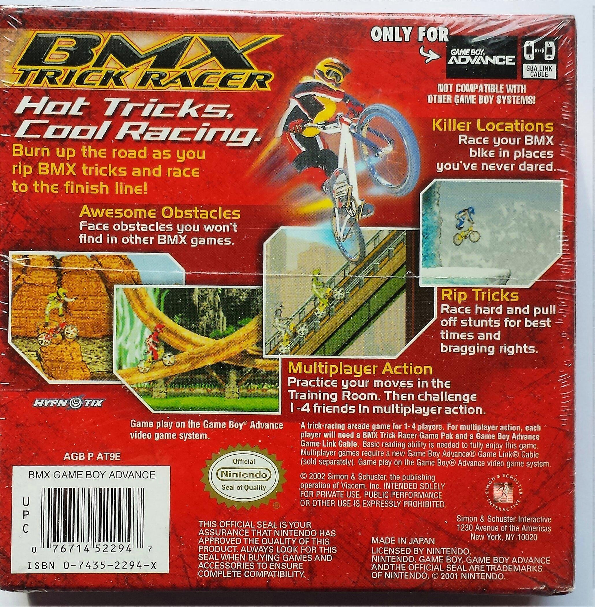BMX Trick Racer  Game -  - PAL - New & Sealed