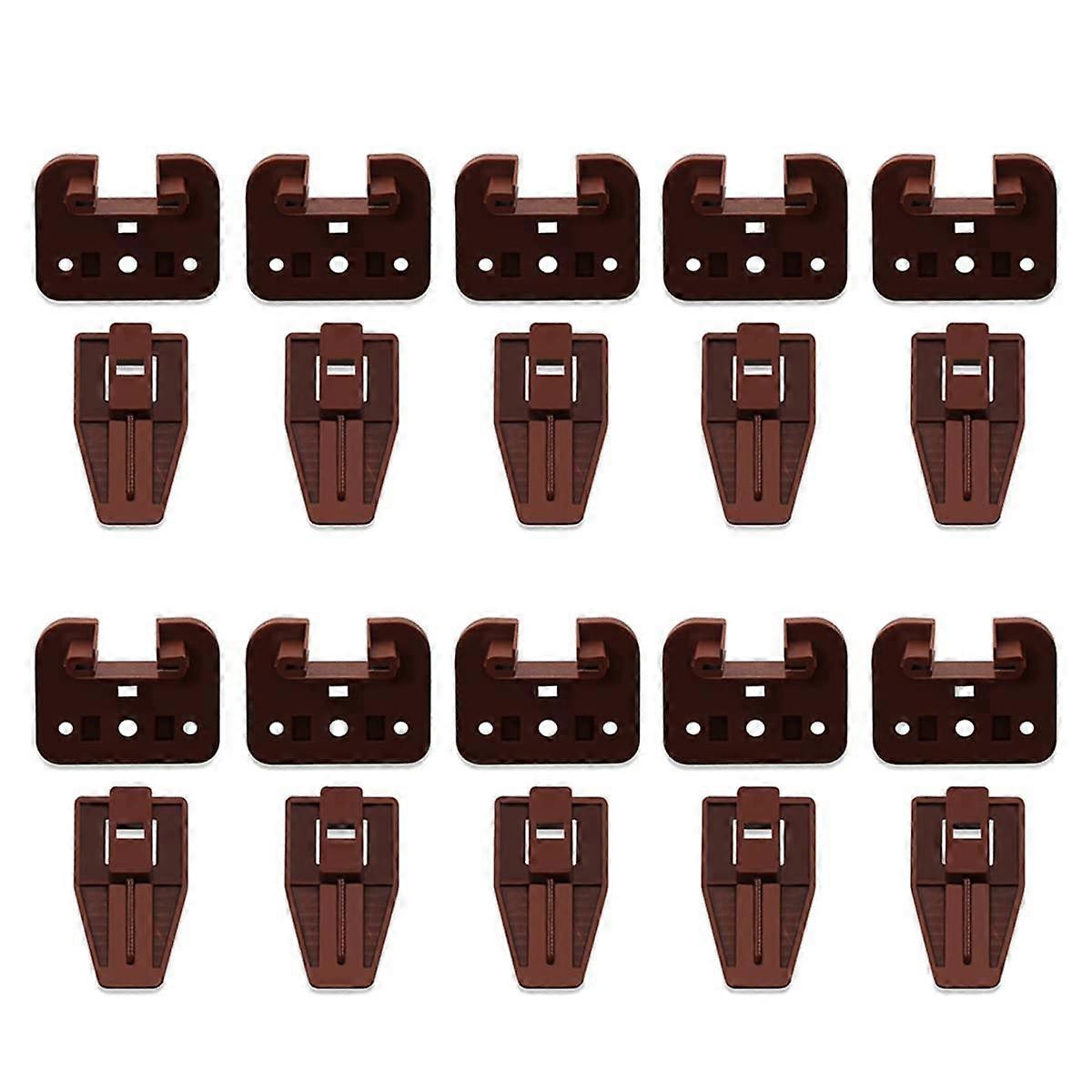 Plastic Drawer Slides and Guides Drawer Replacement Part for Mount Drawer Slides Plastic Drawer Guides for Dresser,B