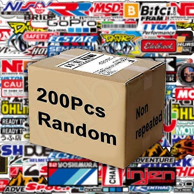 Adesivi per moto, logo sponsor moto, strisce laterali per casco e serbatoio, impermeabili, per Honda, Suzuki, Kawasaki, KTM, BMW, Yamaha Casuale 200