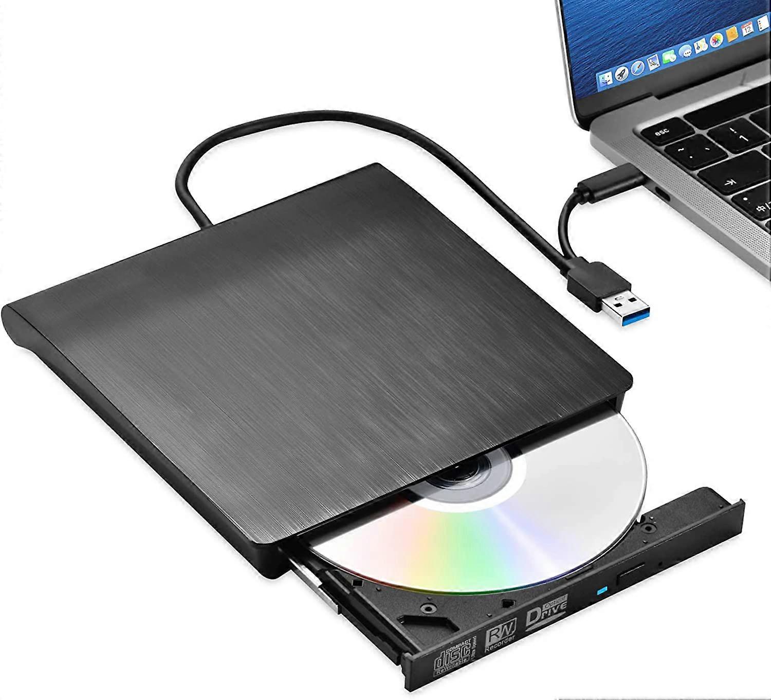 External Optical Drive USB 3.0 Type-C Portable cd dvd RW Burner Optical Drives,50% Offer