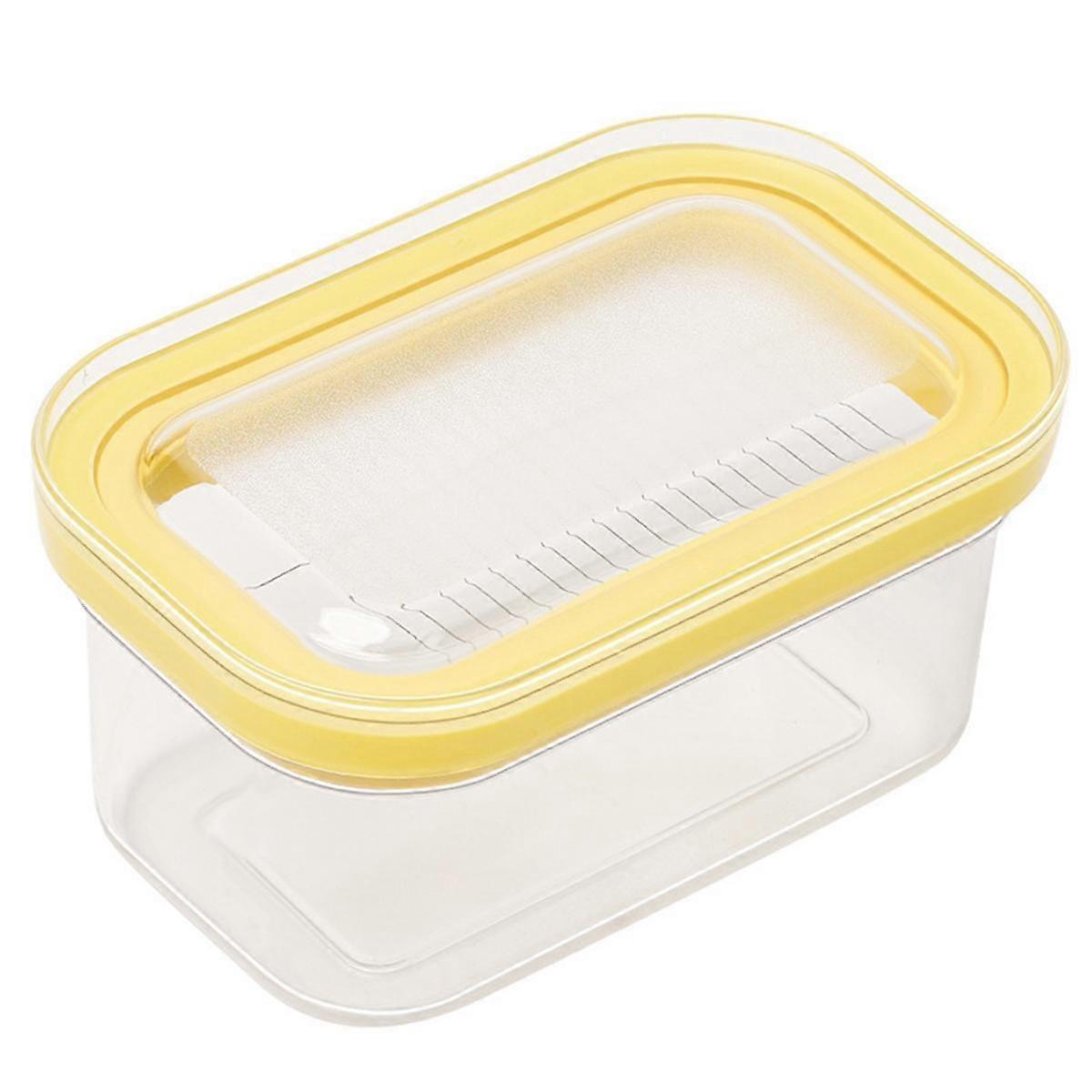 Airtight Butter Slicer Cutter Stick Butter Container Dish with Lid Butter Keeper with Cutter for Cutting Sticks Butter