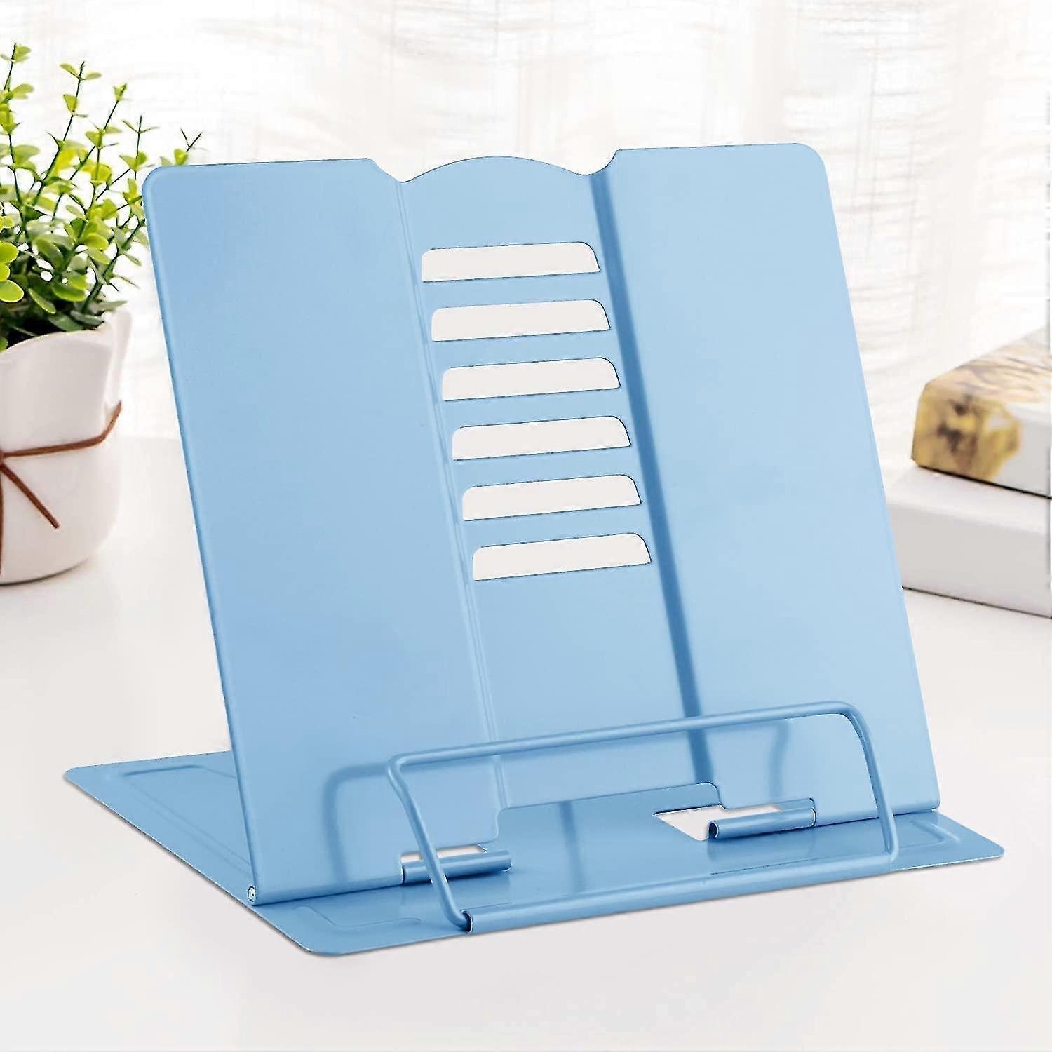 Metal Textbook Stand Reading Stand Book Holder Lightweight Cook Book Stands Holders Adjustable Recip