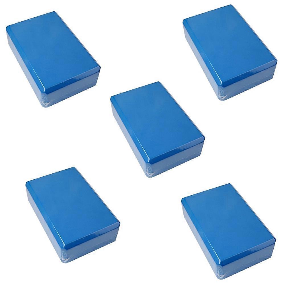 Yoga Blocks Cube Bricks Reinforcement Mat Sports Yoga Supplies Home Gym Equipment Fitness Dark Blue