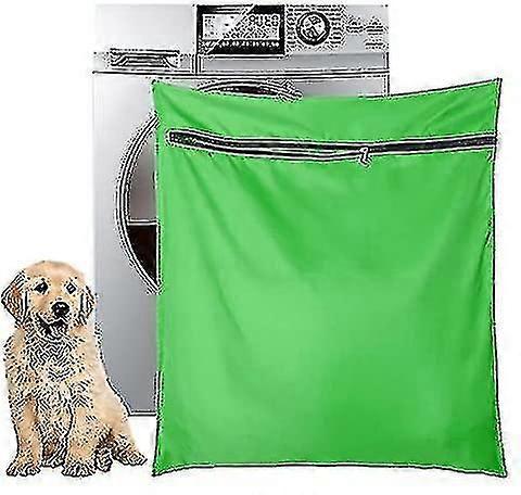 1 חבילה שקית כביסה לחיות מחמד, עוצר את חסימת שיער חיות המחמד מכונת הכביסה, גודל גדול tw