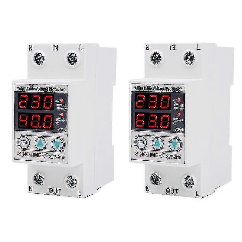 Adjustable Voltage Surge Protector With Lcd Display