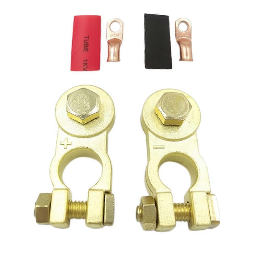 Positive & Negative Battery Terminals Connectors Clamps Terminal Connector Car Van D